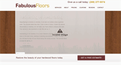 Desktop Screenshot of fabulousfloorsmichiana.com