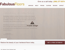 Tablet Screenshot of fabulousfloorsmichiana.com